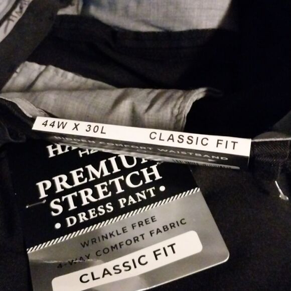 Haggar H26. Men's Premium Stretch Classic Fit. Dress Pants NWT Size44X30L - Picture 10 of 11